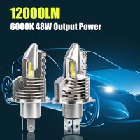 24V 12V 12000LM 6000K Car Headlight Auto Fog Lamp Trailer Truck Lights LED H4 9003 Diode Bulb High Bright Automotive Accessories Bulbs  LEDs  HIDs