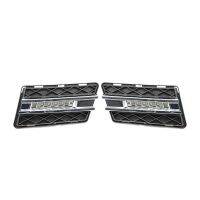 Car Front Bumper LED Lights Trim for Mercedes-Benz W204 X204 GLK300 350 09-12 DRL Daytime Running Lamp Exterior Cover