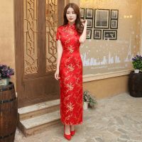 【HOT】▬❁ Chinese Qipao Cheongsam Hot Sale Size S M 3X4XL 5XL 6XL JA13