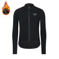 Men Winter Thermal Fleece Long Sleeve Cycling Jersey Jacket Mtb Bike Shirts Warm Bicycle Clothing Outdoor Tops Uniform