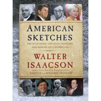 หนังสือภาษาอังกฤษ ปกแข็ง AMERICAN SKETCHES - WALTER ISAACSON มือสอง ราคาปก859บ