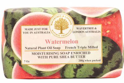 Wavertree & London Luxury Soap - Watermelon สบู่ออร์แกนิค (แตงโมและพีช) (200g)