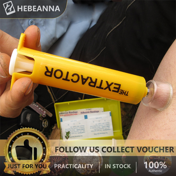 hebeanna Outdoor Emergency Snake Insect Bite First Aid Kit Venomous Bee