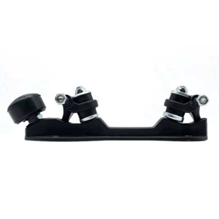 base-four-wheel-two-row-skate-bracket-skate-base-bottom-plate-with-roller-skate-toe-stoppers-270mm