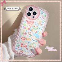 ☁☌๑ ใหม่ เคสโทรศัพท์มือถือแบบหนา กันรอยกล้อง ลายการ์ตูนปู เด็กผู้ชาย เด็กผู้หญิงน่ารัก สําหรับ iphone 14 se 2022 7 8 plus XR 11 12 13 pro max