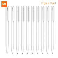 ปากกาปากกา Xiaomi ดั้งเดิม3ชิ้นปากกาลงชื่อหมึก0.5 9.5มม. เรียบสีดำสวิตเซอร์แลนด์หมึกเติมหมึกญี่ปุ่น MiKuni สำหรับสำนักงาน