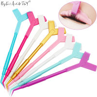 10Pcs Reuseable พลาสติก Eyelash Perming Stick เครื่องมือ Eyelash Extension Y รูปร่างหวี Lash Lifting Curler Applicator Make Up แปรง