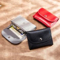 【CC】 Leather Wallet Female Short Small Wallets Coin Purse Card Holder Men Money with