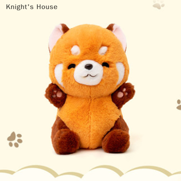 knights-house-ของเล่นตุ๊กตารูปแรคคูนน่ารักน่ารักตุ๊กตาสัตว์ยัดนุ่นนุ่มน่ารักสำหรับเด็กผู้หญิงเด็กทารกของขวัญวันเกิดวันคริสต์มาส