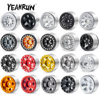 YEAHRUN 4Pcs Micro 1.0inch Beadlock Wheel Rims Hubs for 124 Axial SCX24 90081 RC Crawler Car Upgrade Parts