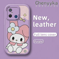 เคส Chenyyyka สำหรับ Xiaomi Redmi 12C เคส M5s POCO C55 POCO การ์ตูนน่ารักเมโลดี้ดีไซน์ใหม่เคสใส่โทรศัพท์หนังซิลิโคนฝาหลังอ่อนนุ่มเคสรวมเลนส์กล้องเคสป้องกัน