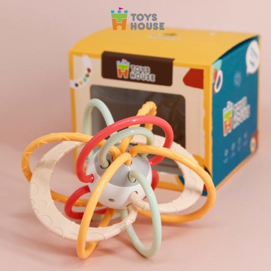 Lục lạc xúc xắc đồ chơi tập cầm cho bé - ảnh sản phẩm 2