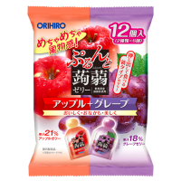 Orihiro Apple+Grape โอริฮิโระ คอนยัค เจลลี่ บุกและน้ำแอปเปิ้ล+องุ่น 240กรัม