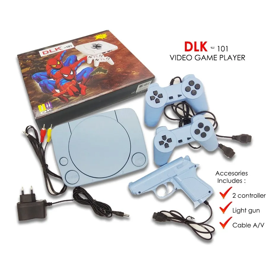 Retro Classic TV Video Game Console - Built in Games (More Than 500 Famous  Games) / 2Pcs Controller 1Pcs Shooting Gun | Lazada