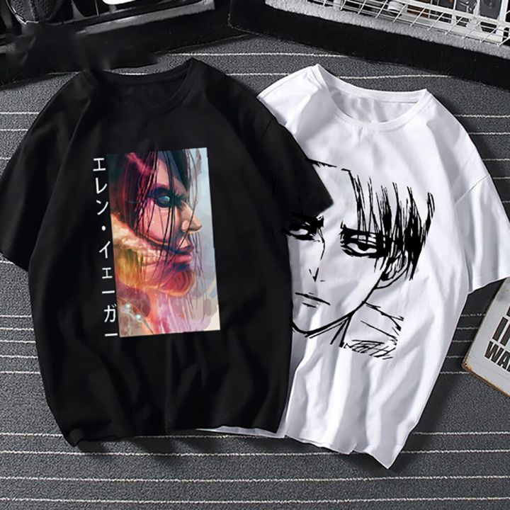 Punk Striped Sleeve Letter Anime Graphic Tee, Retro Everyday Shirts,  Women's Clothing - Temu