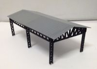 Outland Models Medium Open Shed for Cargo / Equipment HO OO Scale Train Railroad