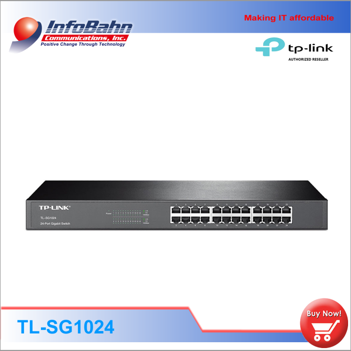TPLink 24Port Gigabit Rackmount Switch (TLSG1024) (SG1024) Network