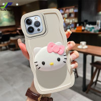 เคส JieFie สำหรับ OPPO A92 / A96 / A31 / F9/F11เคสมือจับสำหรับโทรศัพท์มือถือตุ๊กตา Hello Kitty ฝาครอบโทรศัพท์ TPU ซิลิโคนนิ่มขอบคลื่น