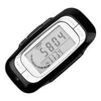 ใหม่ Pedometer สำหรับเดิน,Pedometer หน้าจอที่มีคลิปและเชือกเส้นเล็กที่เรียบง่ายขั้นตอนการเดินเคาน์เตอร์ที่ถูกต้อง3D Pedometer