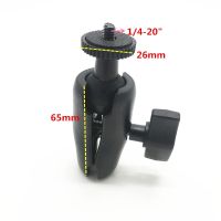 ♣❁☎ 1/4 Tripod Adapter Screw to 1 inch Ball Mount 65mm or 95mm Short Long Double Socket Arm for Gopro Action Camera GPS Holder