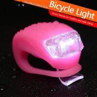 1Pcs Silicone Front MTB Handbar Lamp Flashlight Night Cycling Warning Lights Accessories