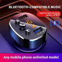 Car Bluetooth-compatible 5.0 Car Kit 2USB Quick Charger 3.1A MP3 Music Player Wireless Handsfree Audio Receiver FM Transmitter