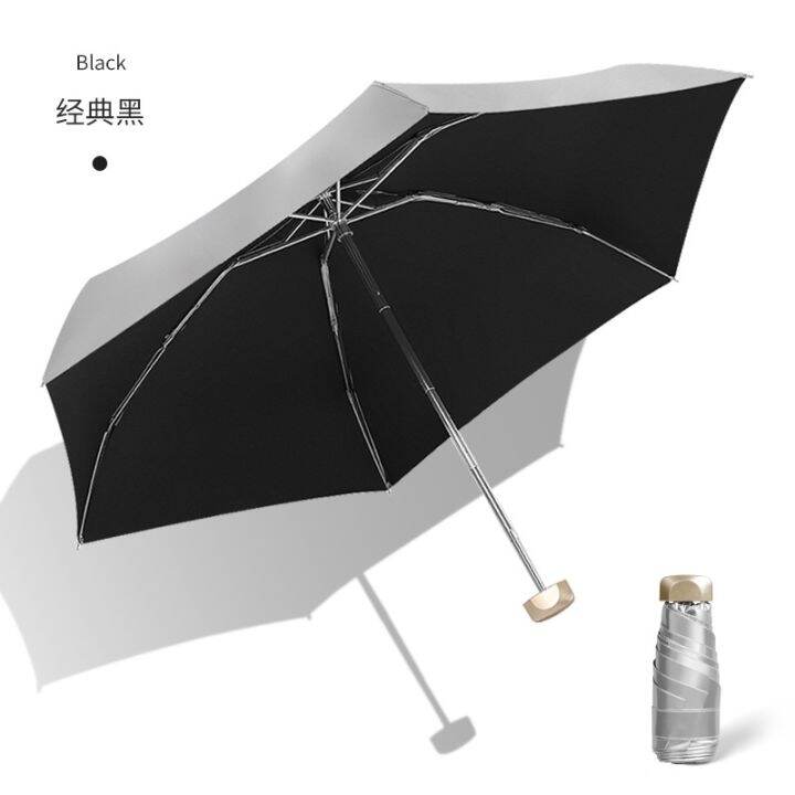 new-titanium-silver-mini-cool-folding-umbrella-for-women-6-8-bone-5-fold-sunny-and-rainy-umbrellas-paraguas-mujer-sombrillas