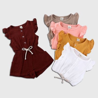 ◆ อกเสื้อผ้าเด็กห้างสรรพสินค้า VGFH สำหรับเด็กผู้หญิงชุดจัมป์สูทของมุสลิมกางเกงสีพื้นแขนพองของเด็ก