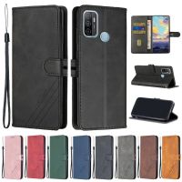 【Enjoy electronic】 OPPO A53 Case Leather Flip Case on For Funda OPPO A 53 CPH2127 Phone Case for OPPO A53S CPH2139 Etui Retro Magnetic Wallet Cover