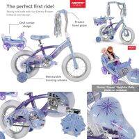 นำเข้า?? จักรยานเด็กลายเจ้าหญิงดิสนี่ย์ โฟรเซ่น Disney Frozen 12" Girls Bike with Doll Carrier by Huffy ขนาดล้อ 12 นิ้ว