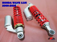 HONDA WAVE110i year 2009-2020 REAR GAS SHOCK SET SPRING “RED”  // โช๊คหลัง สปริง สีแดง โช๊คแก๊ส สินค้าคุณภาพดี