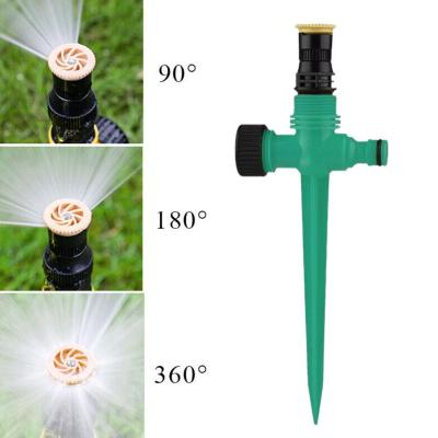 Lawn Sprinkler 360° Rotation Auto Irrigation System Ground Plug Atomization Nozzle Set Buried Adjustable R2X7