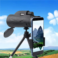 ZZOOI HD Powerful Monocular Telescope Long Range Zoom Professional Spyglass Outdoor Camping Portable Telescopio Low Night Vision Hunt