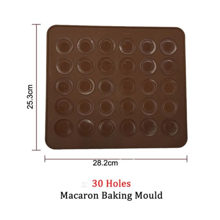 macaron-silicone-placemat-baking-mat-30-48-holes-non-stick-diymacaroon-dessert-cake-mold-oven-baking-pad-kitchen-accessories