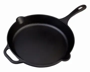 Victoria 10.5-Inch Cast Iron Comal Griddle Pan with a Long Handle, Seasoned  with Flaxseed Oil, Made in Colombia