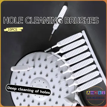 10pcs Cell Phone & Shower Head Cleaning Brush Set With Convenient