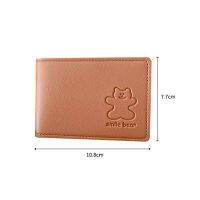 Ladies Wallet Purse Wallet Card Bag ID Protector Leather Card Bag Driver License Card Holder Female Wallet