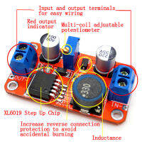 Ministar 5A DC-DC Step Up โมดูลพลังงาน Boost เครื่องแปลงหน่วยกำลังไฟฟ้า3.3V-35V ถึง5V 6V 9V 12V 24V