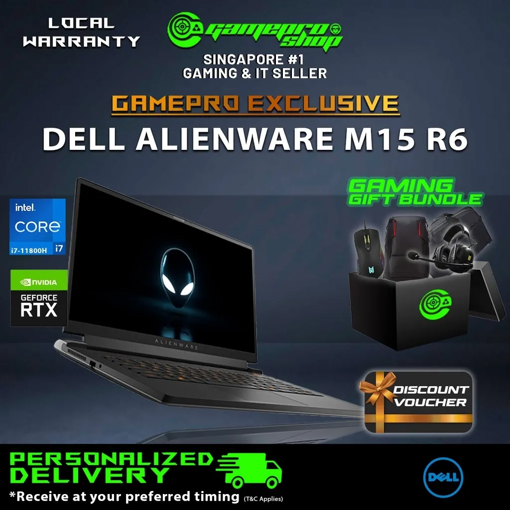 READY-STOCKS] EXCLUSIVE DELL Alienware M15 R6 Gaming Laptop (i7-11800H/RTX  3070/ FHD 165hz/W11/2Y) HNAR63400PSG | Lazada PH