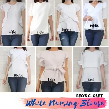 Nursing hot sale blouse philippines