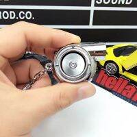 Turbocharged light up key chain business USB charging metal lighters windproof key pendant