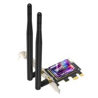 【แบรนด์ Hawee 】 EDUP EP-9658 PCI-E WiFi 6การ์ด AX1800M บลูทูธ5.2อะแดปเตอร์สำหรับพีซีตั้งโต๊ะ2.4 Ghz/ 5/8 GHz แถบคู่ไร้สาย PCI-E การ์ดเน็ตเวิร์กภายใน