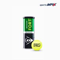 DUNLOP ลูกเทนนิส FORT ALL COURT #ลูกเทนนิส #Tennis Ball รุ่น FORT ALL COURT (กระป๋องละ 3 ลูก)