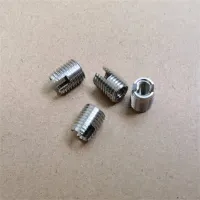 ❉✥✉ [M2-M20] Stainless Steel 302 Style Threaded Metal Thread Repair Insert Self Tapping Inserts Slotted Screw Threaded