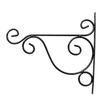 Wall-Mounted Basket Bracket Plant Stand for Flowers 3D Geometric Wall Hanging Balcony Plant Flower Pot Wrought Iron Hooks Holder