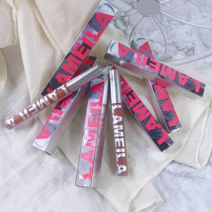 ลิปเคลือบลิปสติก-สีสวย-ติดทน-ลิปสติกแท้แบรนด์-6-สีlong-lasting-beautiful-lipstick-6-genuine-brand-lipstick