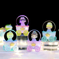 Princess Arrived Mini Crystal Ball Decoration Luminous Glass Ball Childrens Toy Resin Decorative Crafts Wholesale