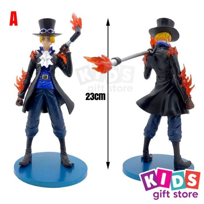 Anime One Piece Luffy Ace Sabo Zoro Nami Wano Figure Mainan Figur A