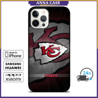 Kansas City Chiefs 4 Phone Case for iPhone 14 Pro Max / iPhone 13 Pro Max / iPhone 12 Pro Max / XS Max / Samsung Galaxy Note 10 Plus / S22 Ultra / S21 Plus Anti-fall Protective Case Cover