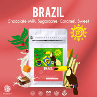 HILLKOFF : Brazil Arabica Specialty Roasted เมล็ดกาแฟคั่ว กาแฟ อาราบิก้าแท้ 100% อราบิก้า สเปเชียลตี้ บราซิล ขนาด 200 กรัม